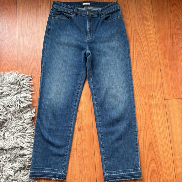 Eileen Fisher straight leg jeans size 8 - Picture 1 of 10